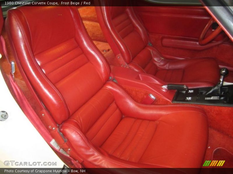  1980 Corvette Coupe Red Interior