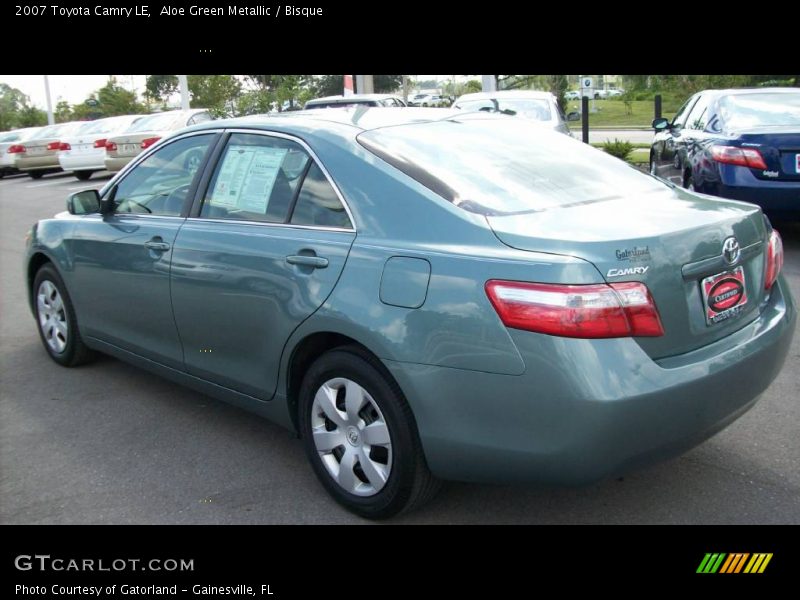 Aloe Green Metallic / Bisque 2007 Toyota Camry LE