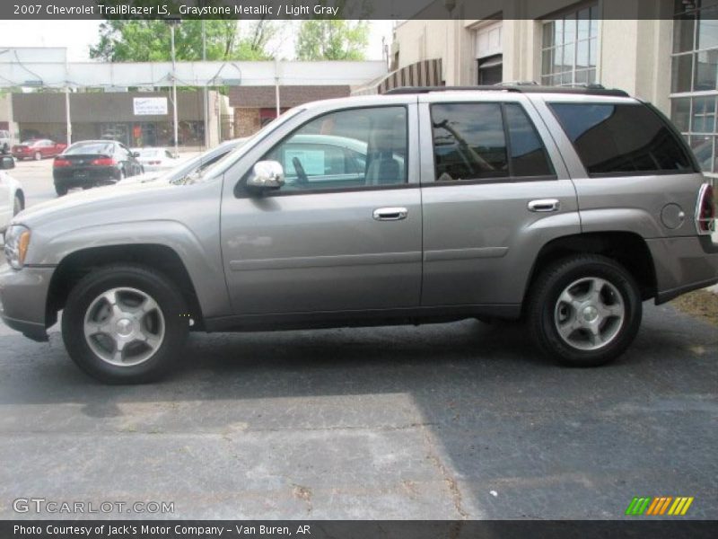 Graystone Metallic / Light Gray 2007 Chevrolet TrailBlazer LS