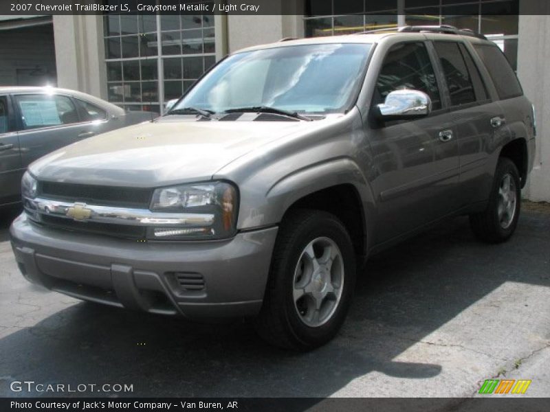 Graystone Metallic / Light Gray 2007 Chevrolet TrailBlazer LS