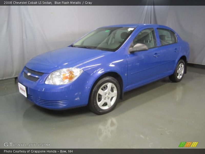 Blue Flash Metallic / Gray 2008 Chevrolet Cobalt LS Sedan