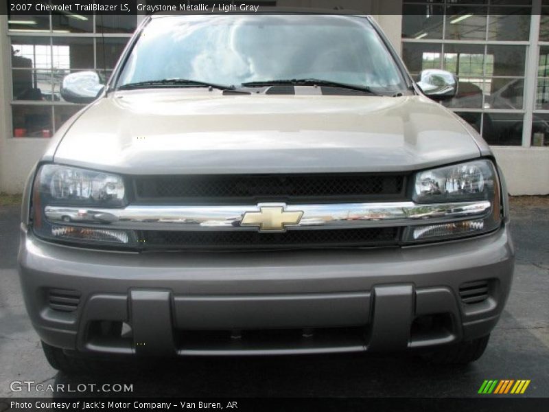Graystone Metallic / Light Gray 2007 Chevrolet TrailBlazer LS