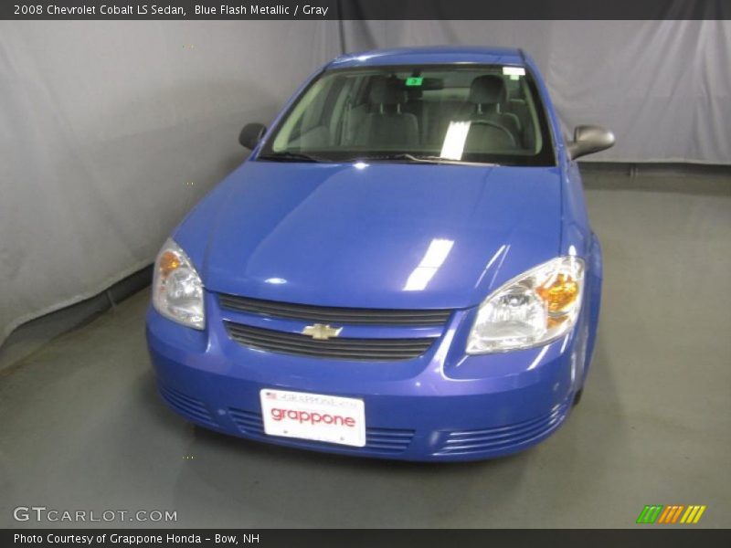 Blue Flash Metallic / Gray 2008 Chevrolet Cobalt LS Sedan