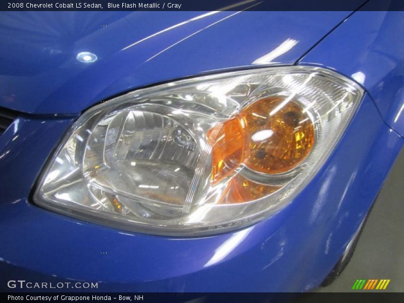 Blue Flash Metallic / Gray 2008 Chevrolet Cobalt LS Sedan