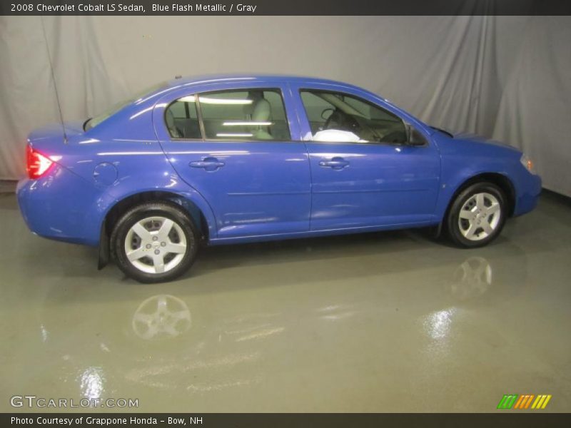 Blue Flash Metallic / Gray 2008 Chevrolet Cobalt LS Sedan