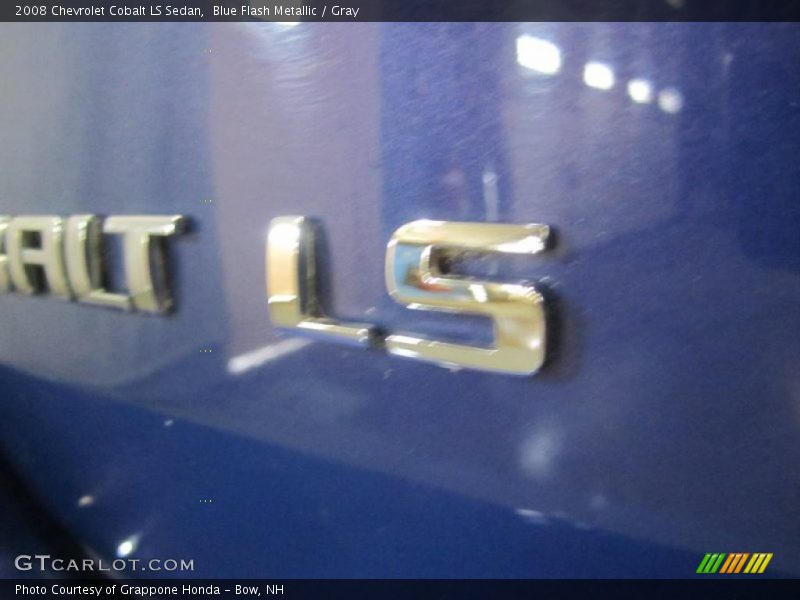Blue Flash Metallic / Gray 2008 Chevrolet Cobalt LS Sedan