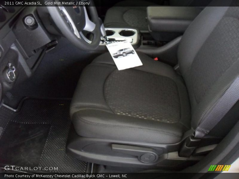 Gold Mist Metallic / Ebony 2011 GMC Acadia SL