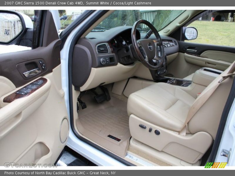  2007 Sierra 1500 Denali Crew Cab 4WD Cocoa/Light Cashmere Interior