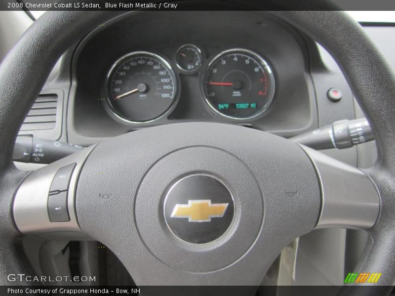 Blue Flash Metallic / Gray 2008 Chevrolet Cobalt LS Sedan