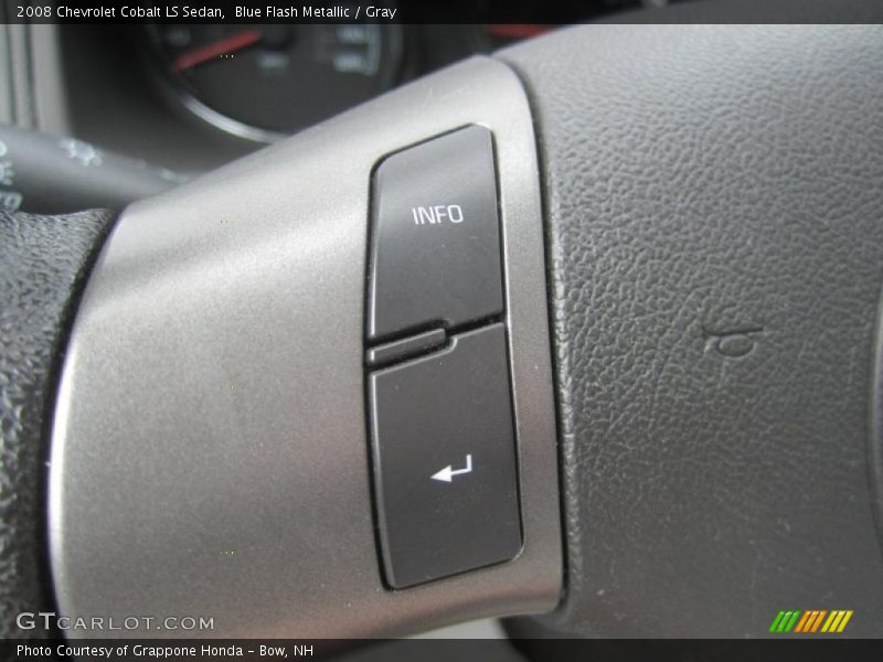 Blue Flash Metallic / Gray 2008 Chevrolet Cobalt LS Sedan