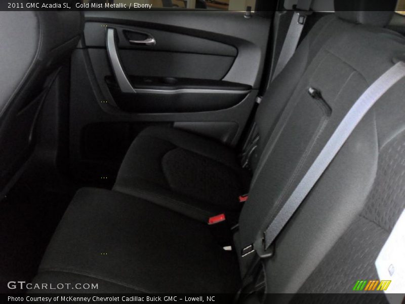Gold Mist Metallic / Ebony 2011 GMC Acadia SL