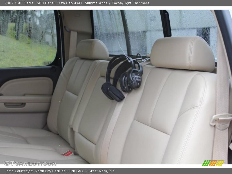 Summit White / Cocoa/Light Cashmere 2007 GMC Sierra 1500 Denali Crew Cab 4WD