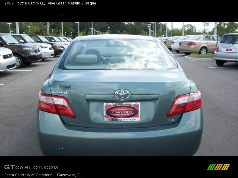Aloe Green Metallic / Bisque 2007 Toyota Camry LE