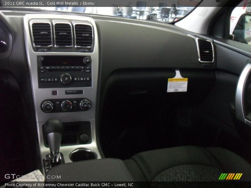 Gold Mist Metallic / Ebony 2011 GMC Acadia SL