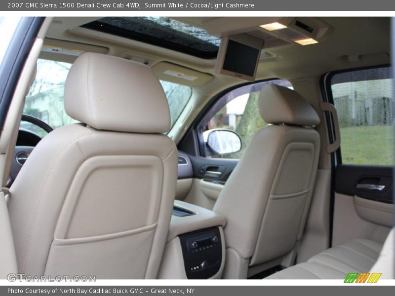 Summit White / Cocoa/Light Cashmere 2007 GMC Sierra 1500 Denali Crew Cab 4WD