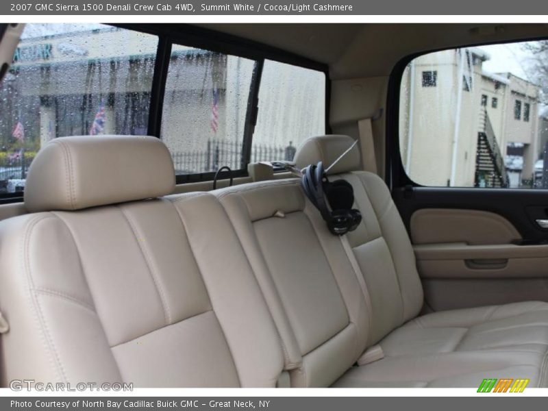 Summit White / Cocoa/Light Cashmere 2007 GMC Sierra 1500 Denali Crew Cab 4WD