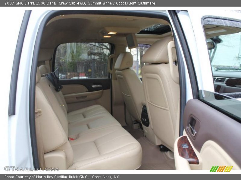 Summit White / Cocoa/Light Cashmere 2007 GMC Sierra 1500 Denali Crew Cab 4WD