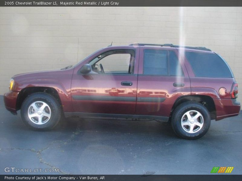 Majestic Red Metallic / Light Gray 2005 Chevrolet TrailBlazer LS
