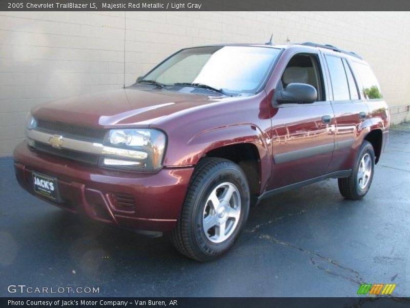 Majestic Red Metallic / Light Gray 2005 Chevrolet TrailBlazer LS