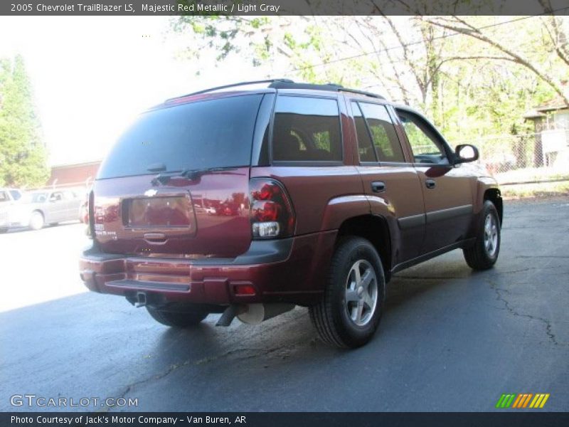 Majestic Red Metallic / Light Gray 2005 Chevrolet TrailBlazer LS