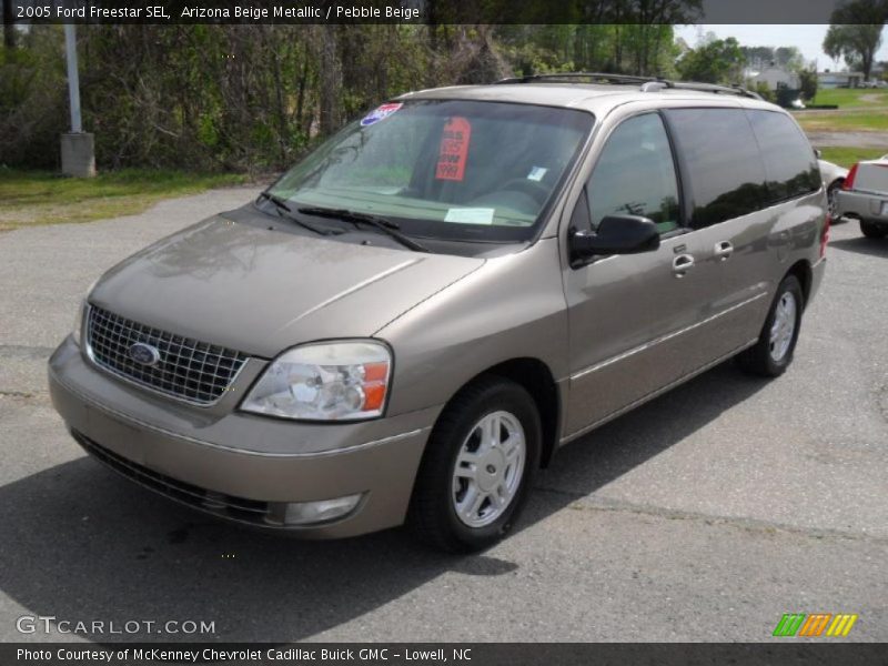 Arizona Beige Metallic / Pebble Beige 2005 Ford Freestar SEL