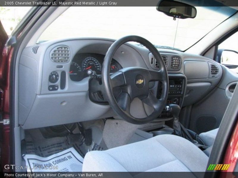 Majestic Red Metallic / Light Gray 2005 Chevrolet TrailBlazer LS