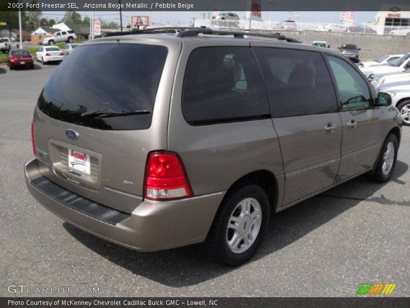 Arizona Beige Metallic / Pebble Beige 2005 Ford Freestar SEL