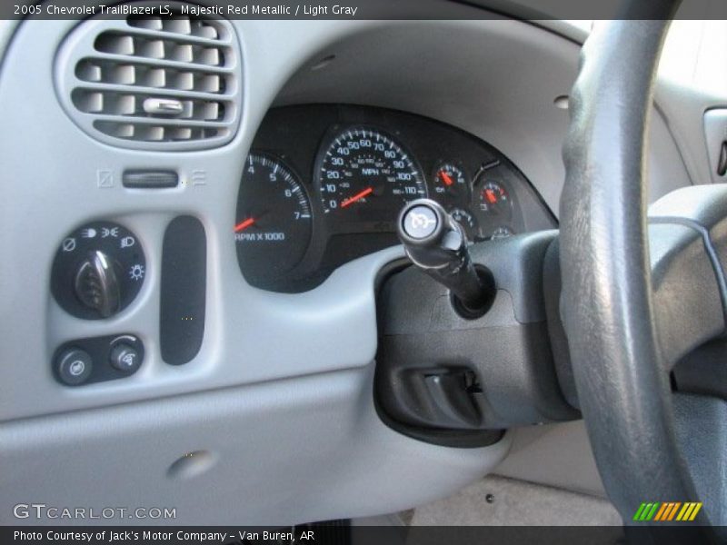 Majestic Red Metallic / Light Gray 2005 Chevrolet TrailBlazer LS