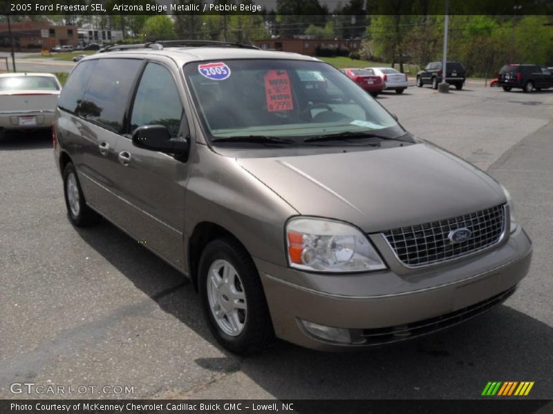Arizona Beige Metallic / Pebble Beige 2005 Ford Freestar SEL