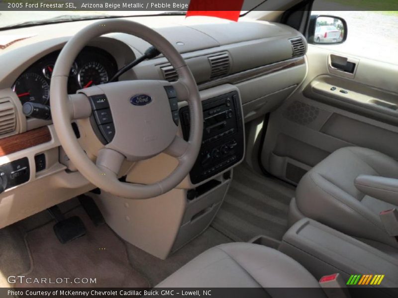 Arizona Beige Metallic / Pebble Beige 2005 Ford Freestar SEL