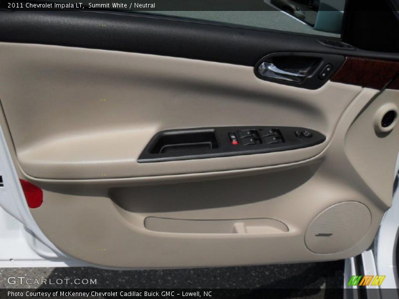 Summit White / Neutral 2011 Chevrolet Impala LT
