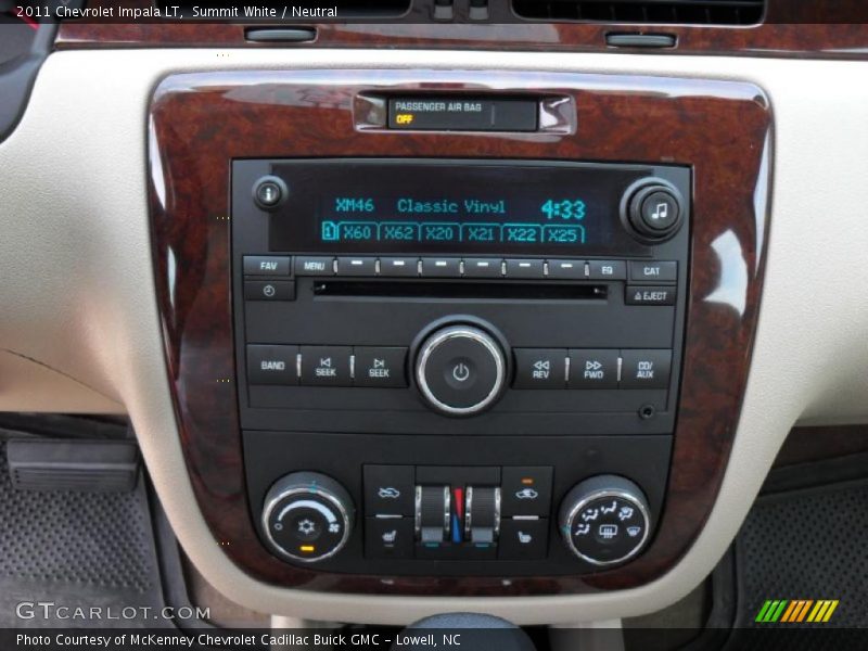 Summit White / Neutral 2011 Chevrolet Impala LT
