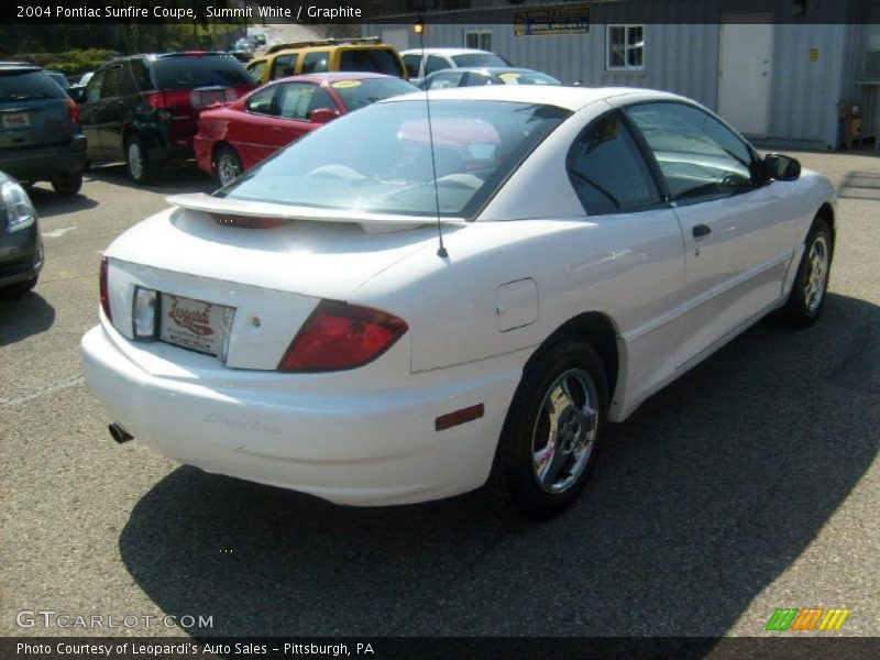 Summit White / Graphite 2004 Pontiac Sunfire Coupe