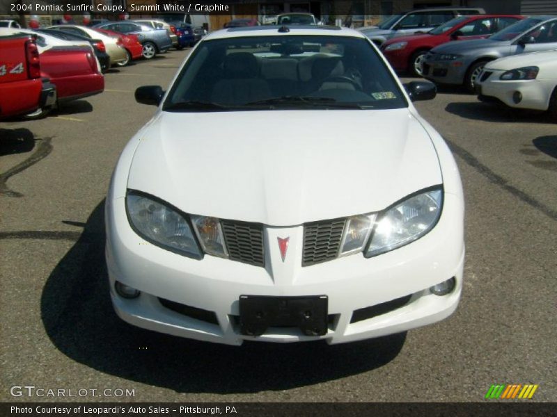 Summit White / Graphite 2004 Pontiac Sunfire Coupe