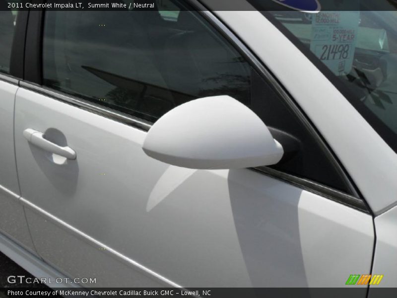Summit White / Neutral 2011 Chevrolet Impala LT