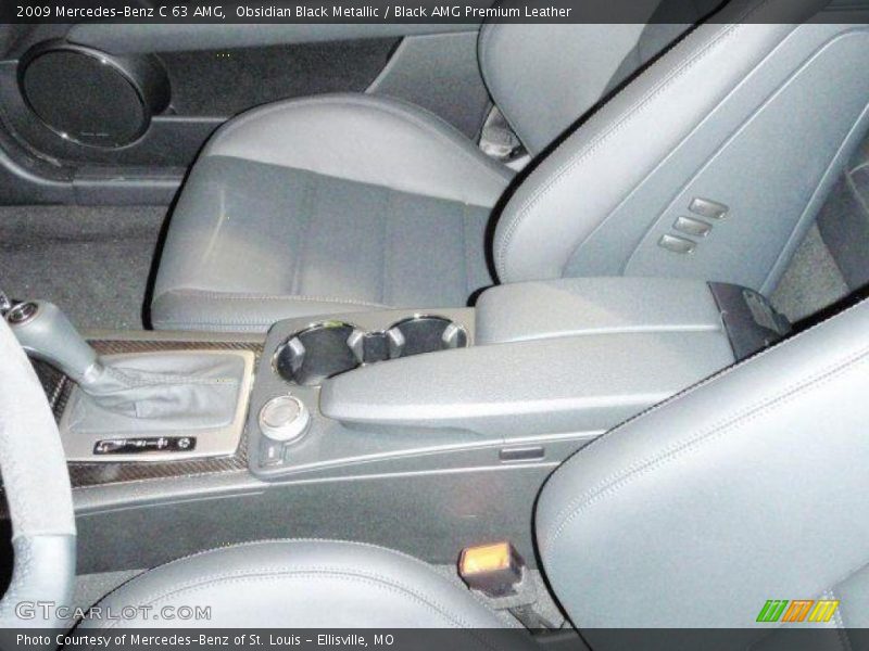Obsidian Black Metallic / Black AMG Premium Leather 2009 Mercedes-Benz C 63 AMG