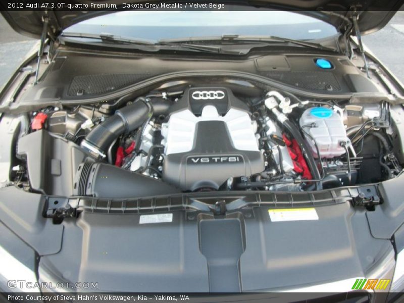  2012 A7 3.0T quattro Premium Engine - 3.0 Liter TFSI Supercharged DOHC 24-Valve VVT V6