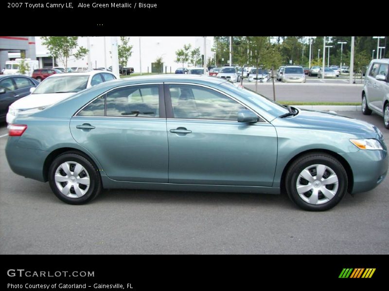 Aloe Green Metallic / Bisque 2007 Toyota Camry LE