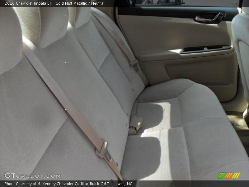 Gold Mist Metallic / Neutral 2010 Chevrolet Impala LT
