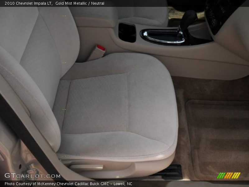 Gold Mist Metallic / Neutral 2010 Chevrolet Impala LT