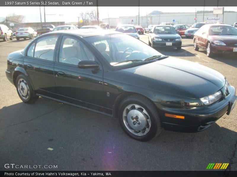 Dark Green / Tan 1997 Saturn S Series SL2 Sedan