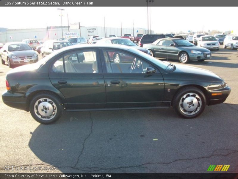 Dark Green / Tan 1997 Saturn S Series SL2 Sedan