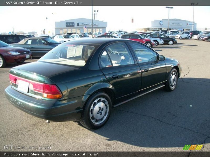 Dark Green / Tan 1997 Saturn S Series SL2 Sedan