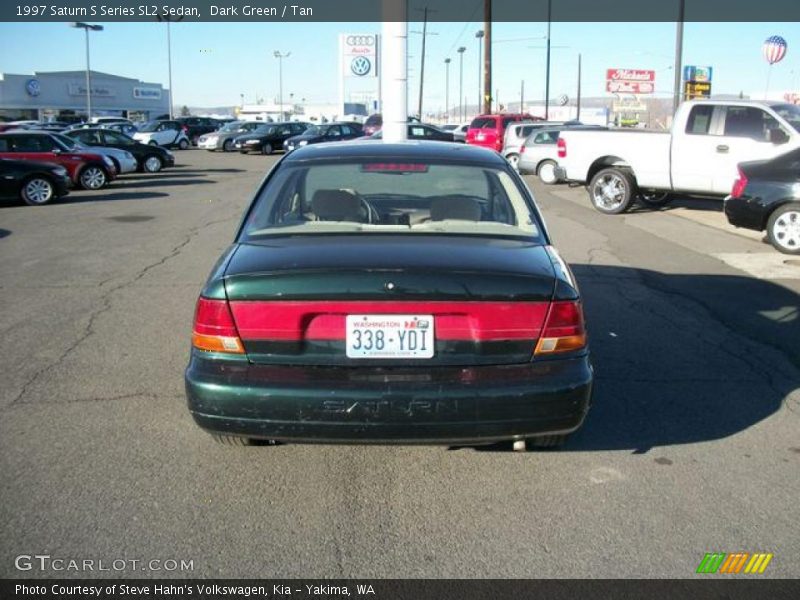 Dark Green / Tan 1997 Saturn S Series SL2 Sedan