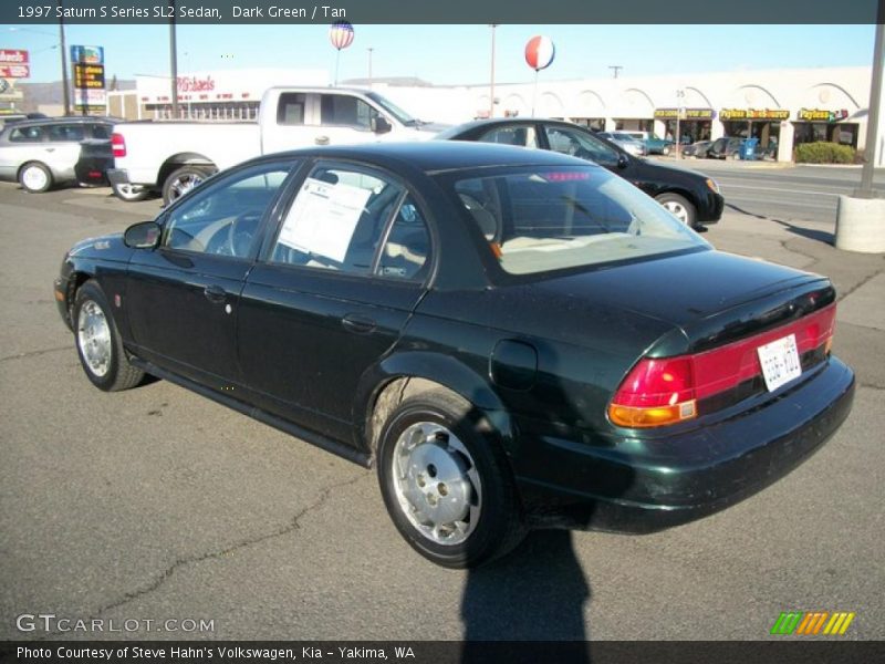 Dark Green / Tan 1997 Saturn S Series SL2 Sedan