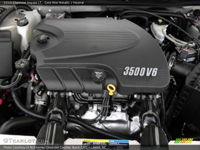 Gold Mist Metallic / Neutral 2010 Chevrolet Impala LT