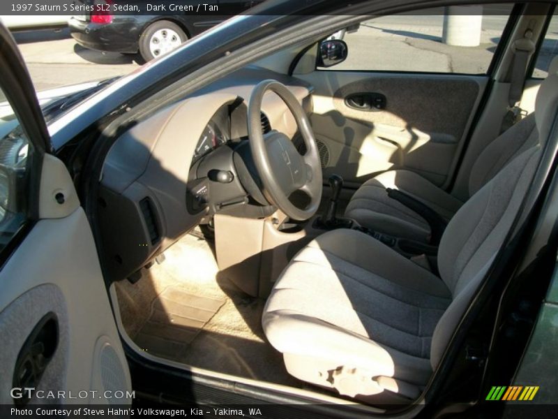 Dark Green / Tan 1997 Saturn S Series SL2 Sedan