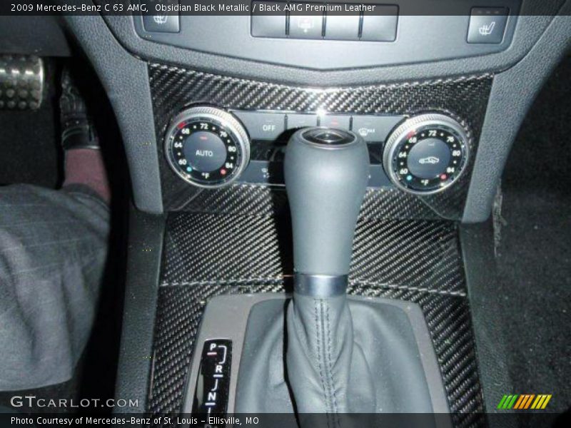 Obsidian Black Metallic / Black AMG Premium Leather 2009 Mercedes-Benz C 63 AMG