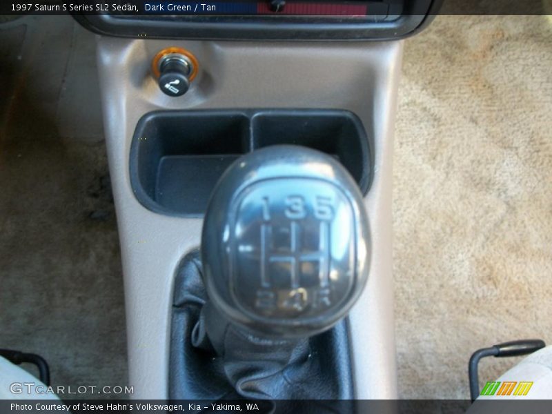 Dark Green / Tan 1997 Saturn S Series SL2 Sedan