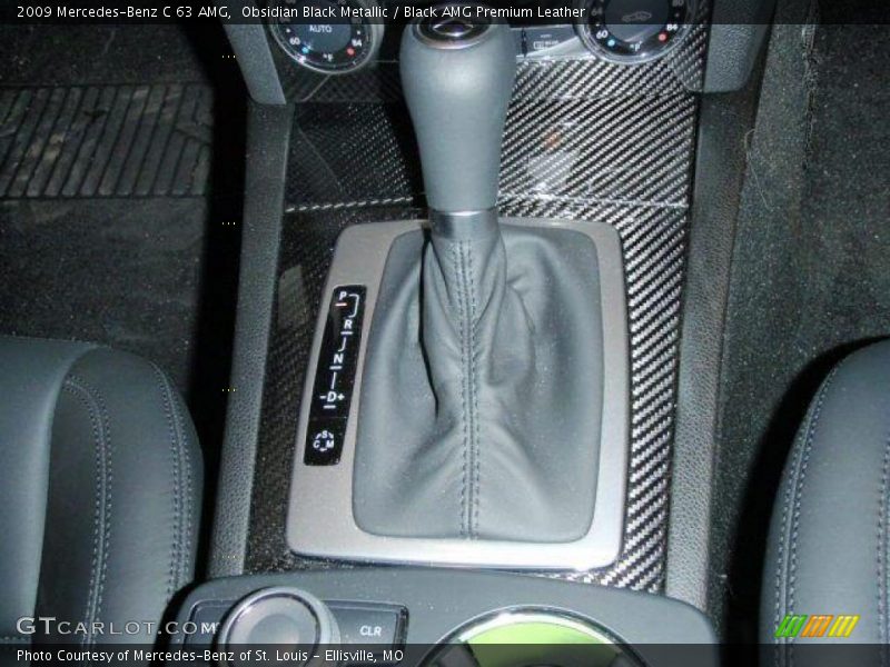 Obsidian Black Metallic / Black AMG Premium Leather 2009 Mercedes-Benz C 63 AMG